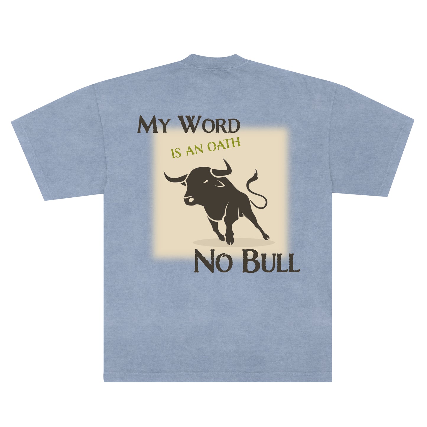 "My Word" T-shirt Blue